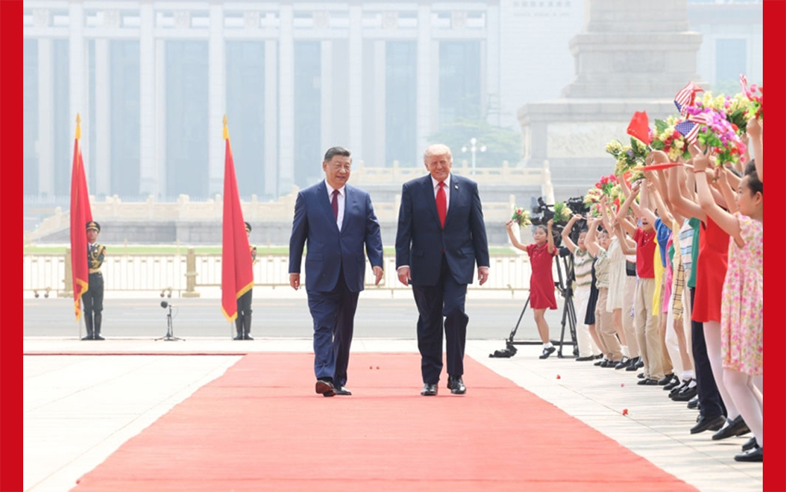 图讯：习近平为美国总统特朗普举行欢迎仪式